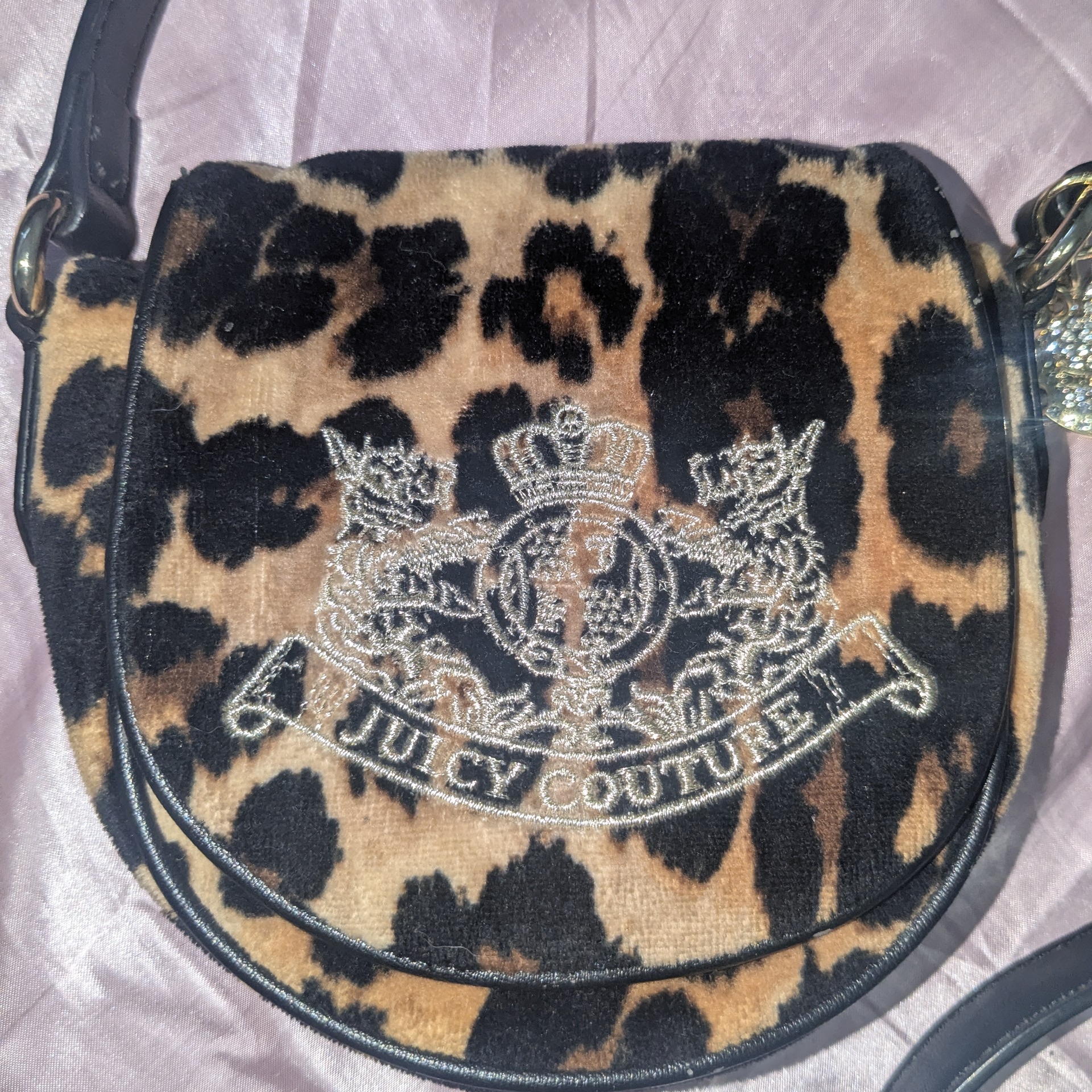 Juicy Couture Leopard Print Crossbody Bag
